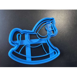 Вирубка пластик Лошадка качалка з відбитком